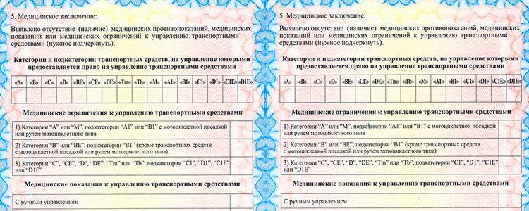 Новая форма водительской справки с 1 июля 2016 г.